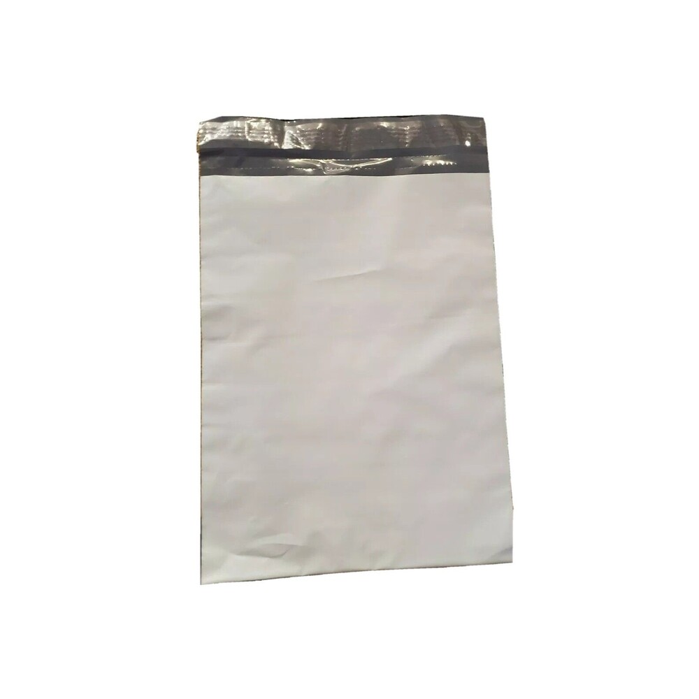 100 7.5 x 10.5"  White Poly Mailers Shipping Envelopes Self Sealing Bags